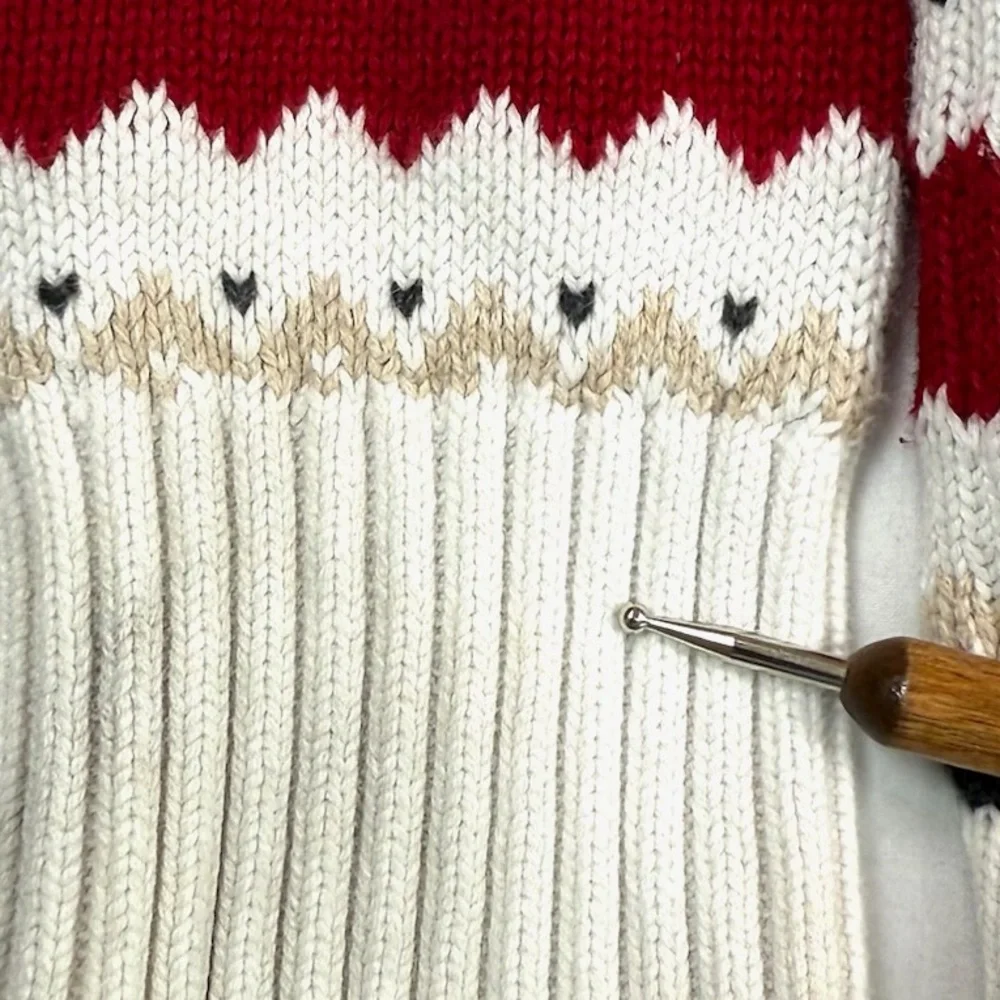 GYMBOREE Girls Fair Isle Knit Cardigan‎ Shawl Collar Holiday Winter S 5/6